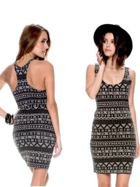 Billabong NWT Racer-back Aztec dress 90% Cotton 20%Spandex